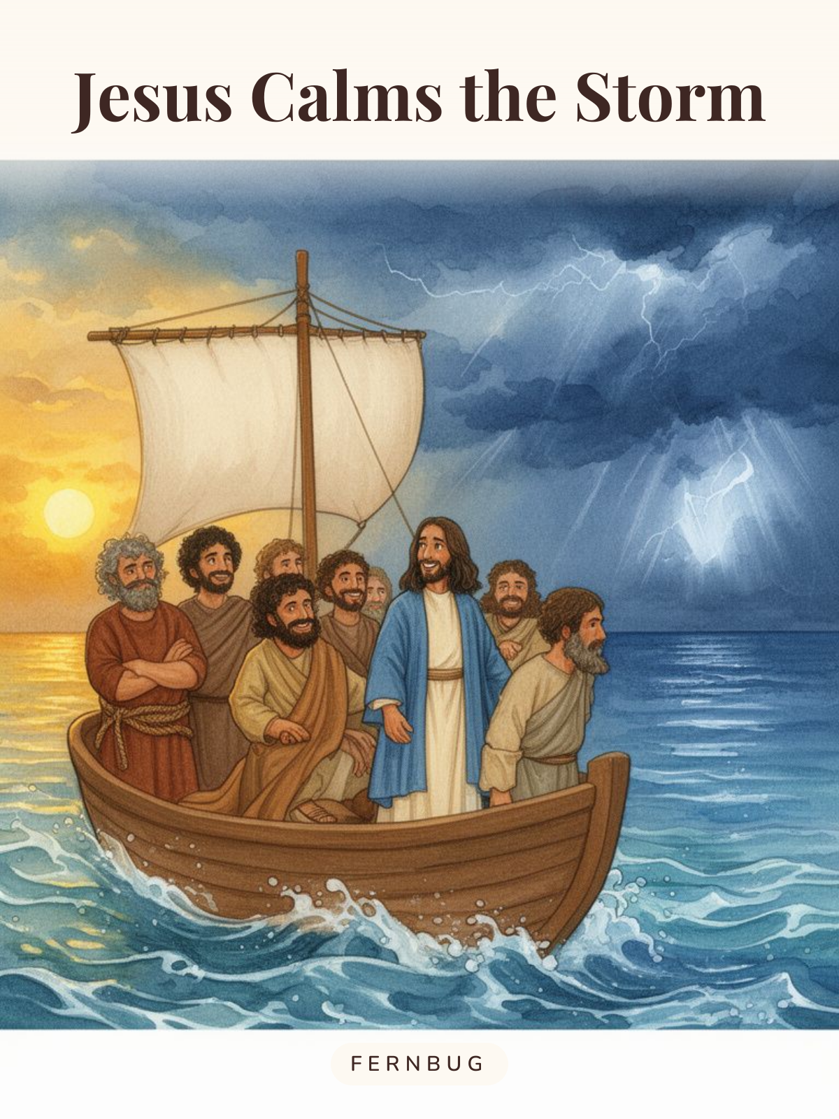 Peace Be Still on the Stormy Sea
