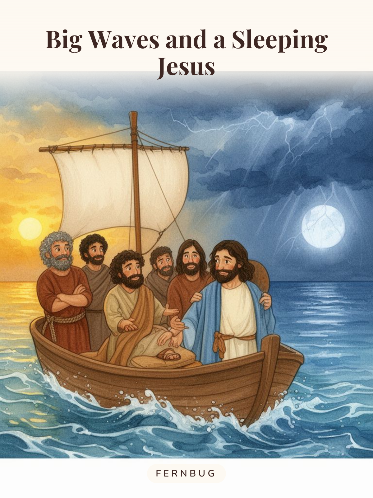 Big Waves and a Sleeping Jesus